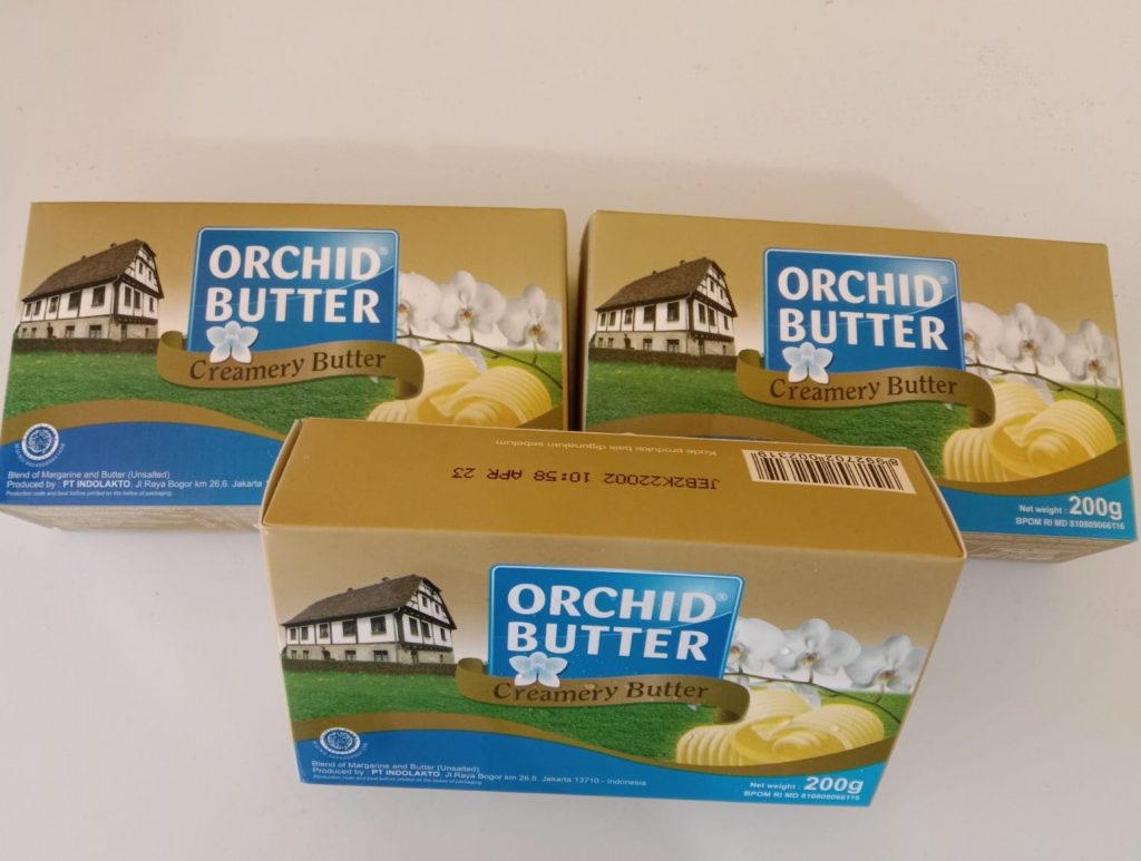 Butter Unsalted Orchid 200 Gram Termurah dan Terlaris