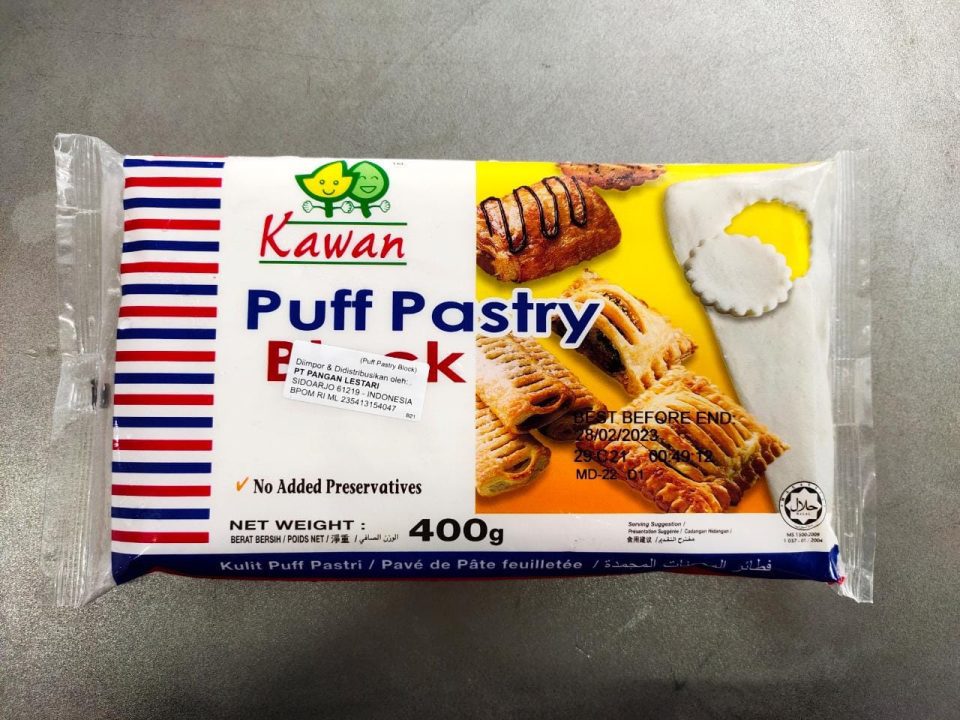 Kawan Puff Pastry Block 400g Halal