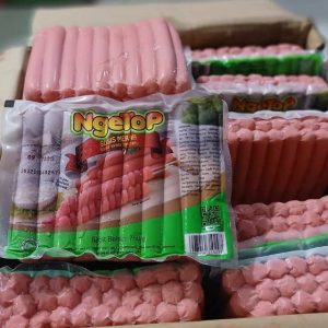 Ngetop Sosis Ayam Merah 750g isi 32 pcs