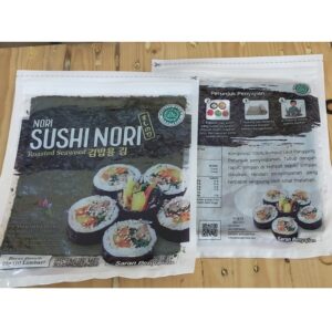 Sushi Nori Sheet Gold 10 Lembar Sushi Roasted Rumput Laut Halal MUI