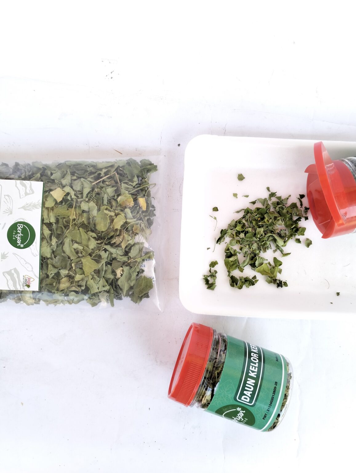 Daun Kelor Kering Kemasan Botol 5 Gr