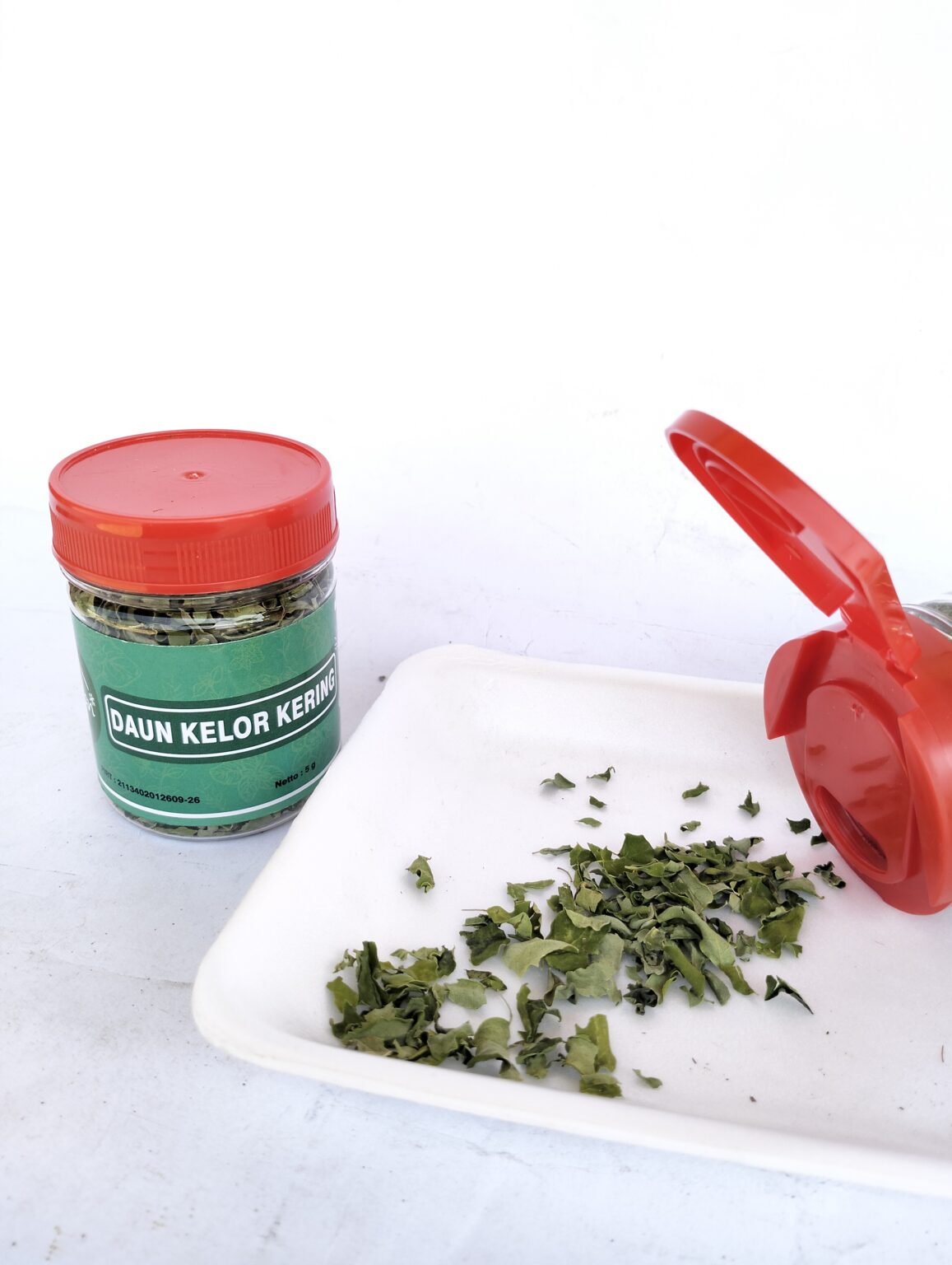 Daun Kelor Kering Kemasan Botol 5 Gr