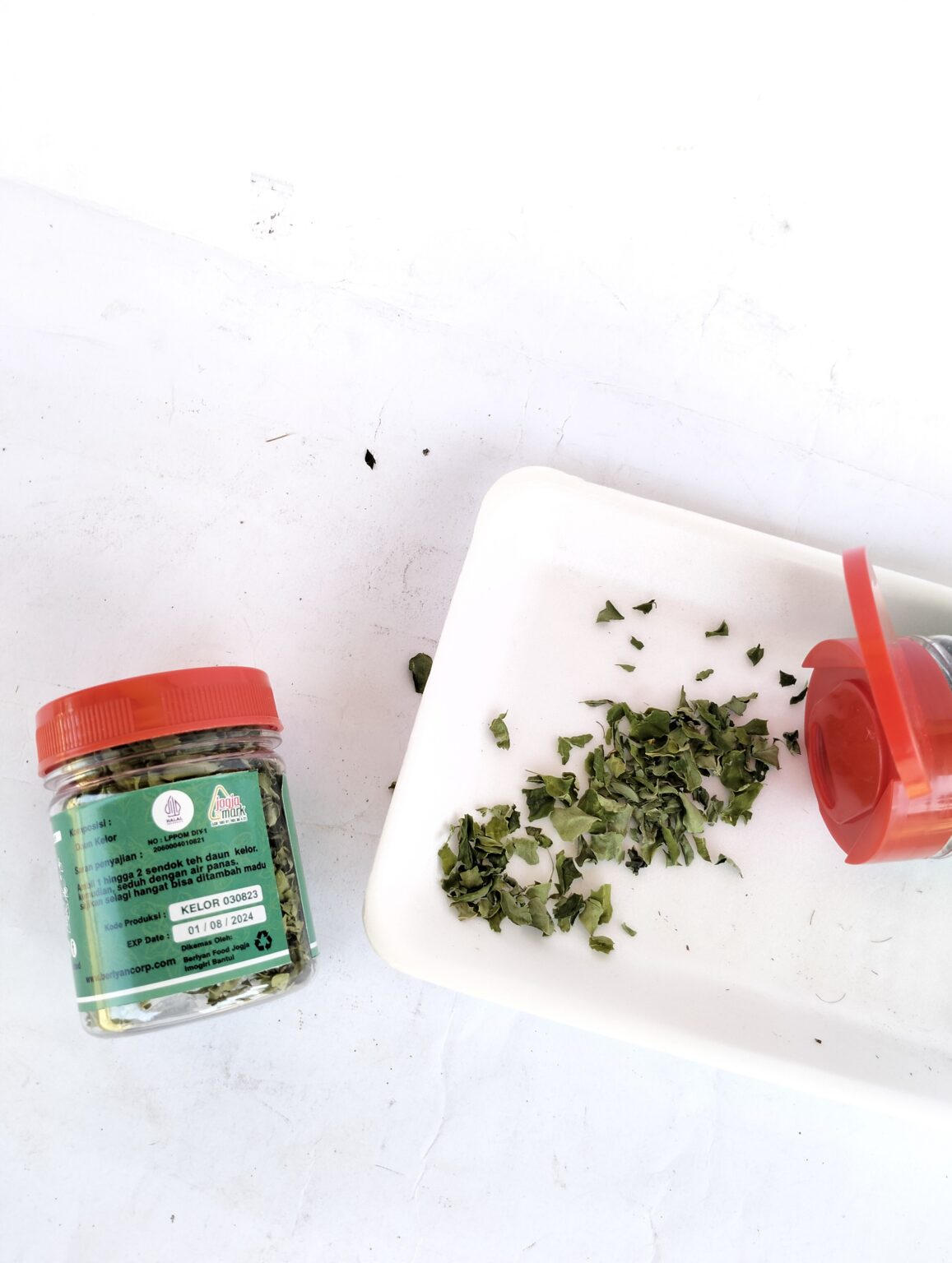 Daun Kelor Kering Kemasan Botol 5 Gr