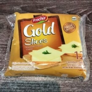 Prochiz Gold Slices Keju isi 12 Lembar
